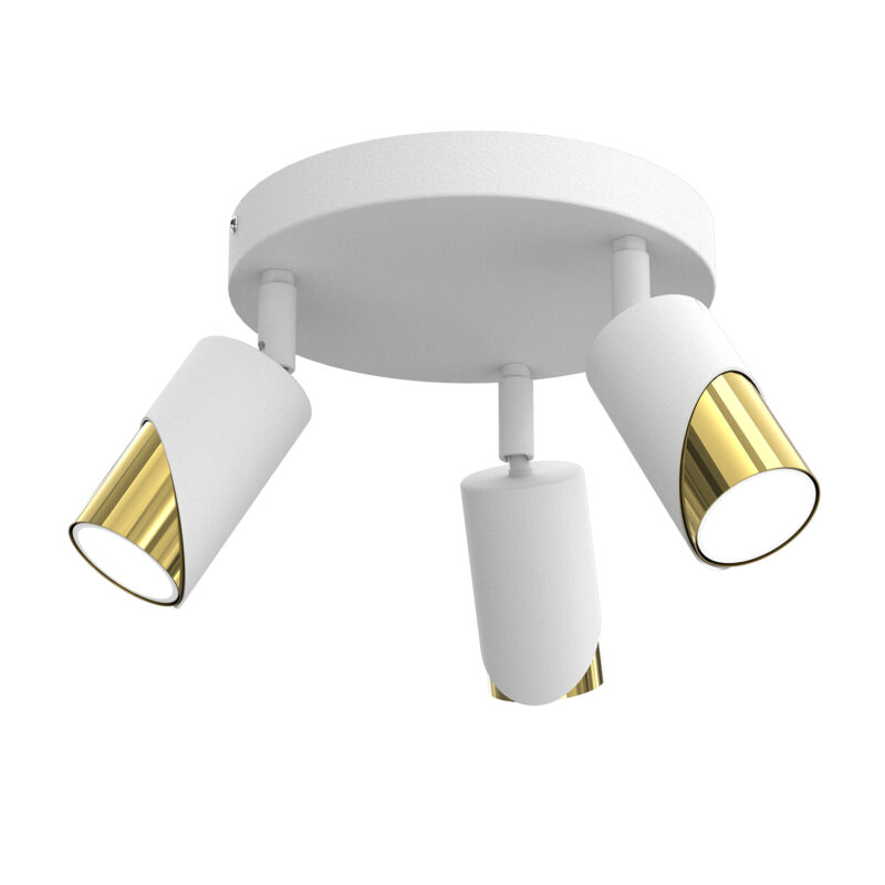 Spot Luminex Shift Plate Dia 200, White/gold x3