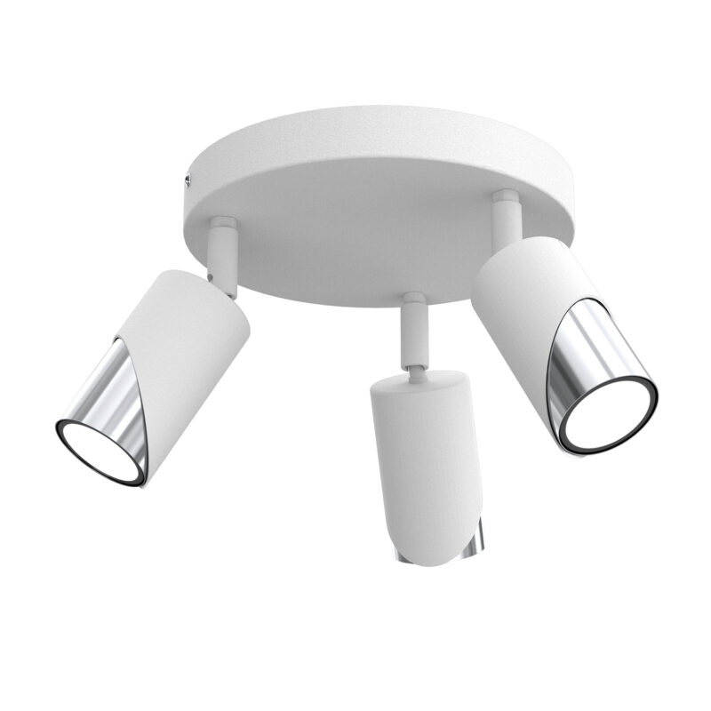 Spot Luminex Shift Plate Dia 200, White/chrome x3