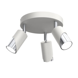 Spot Luminex Shift Plate Dia 200, Grey/chrome x3