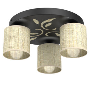 Plafon Luminex Natur Decor Plate Dia 300 Mm x3