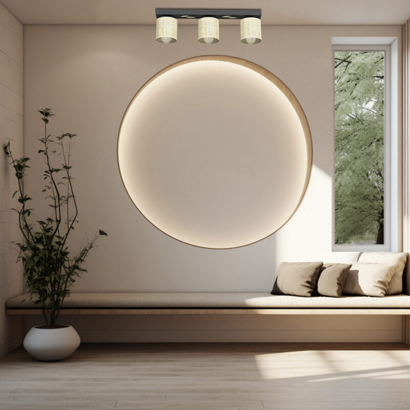 Plafon Luminex Natur Decor Line Bar 500 Mm x3 - obrazek 4