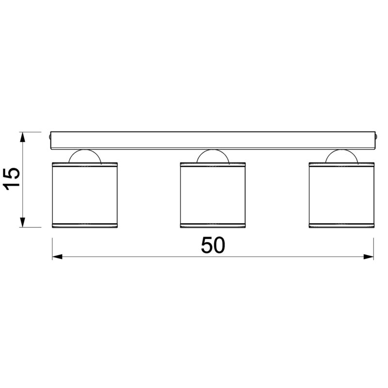 Plafon Luminex Natur Decor Line Bar 500 Mm x3 - obrazek 5