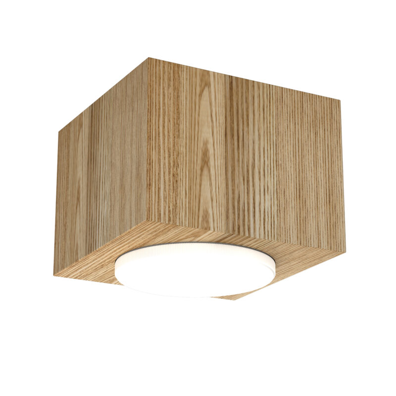 Downlight Luminex Square Wood x1