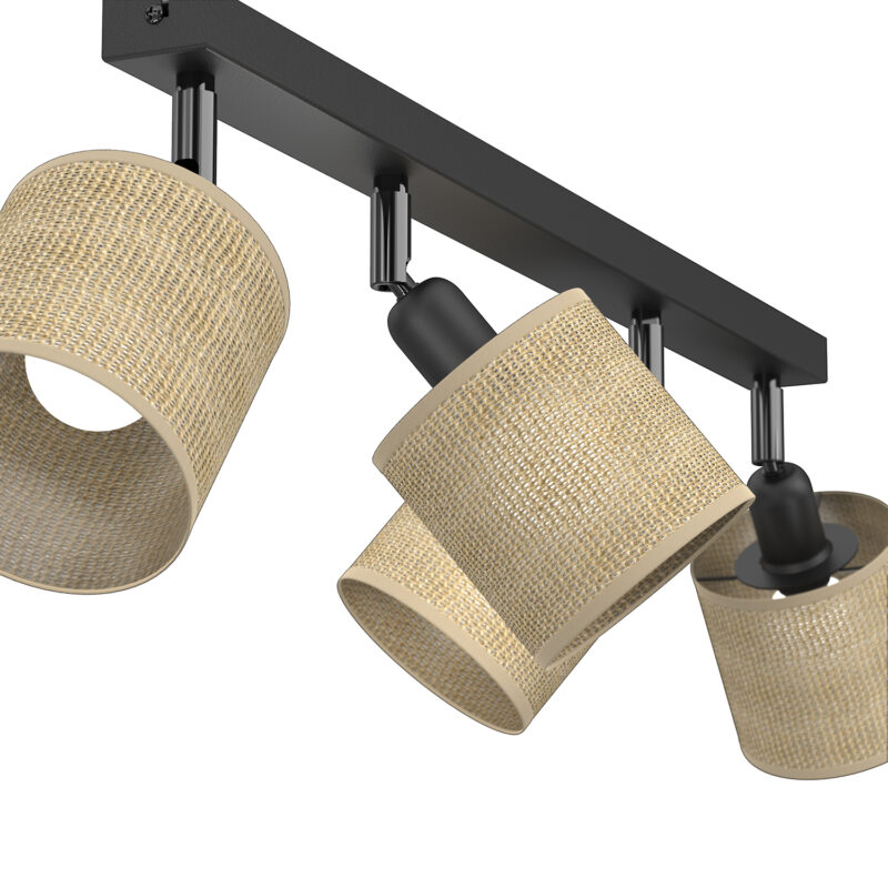 Spot Luminex Jute Line Bar 600 Black x4 - obrazek 3