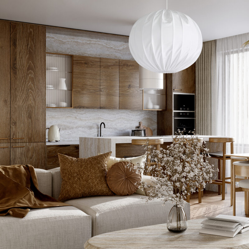 Żyrandol Luminex Shade Ball Cotton White (dia 500, H 400) x1 - obrazek 4