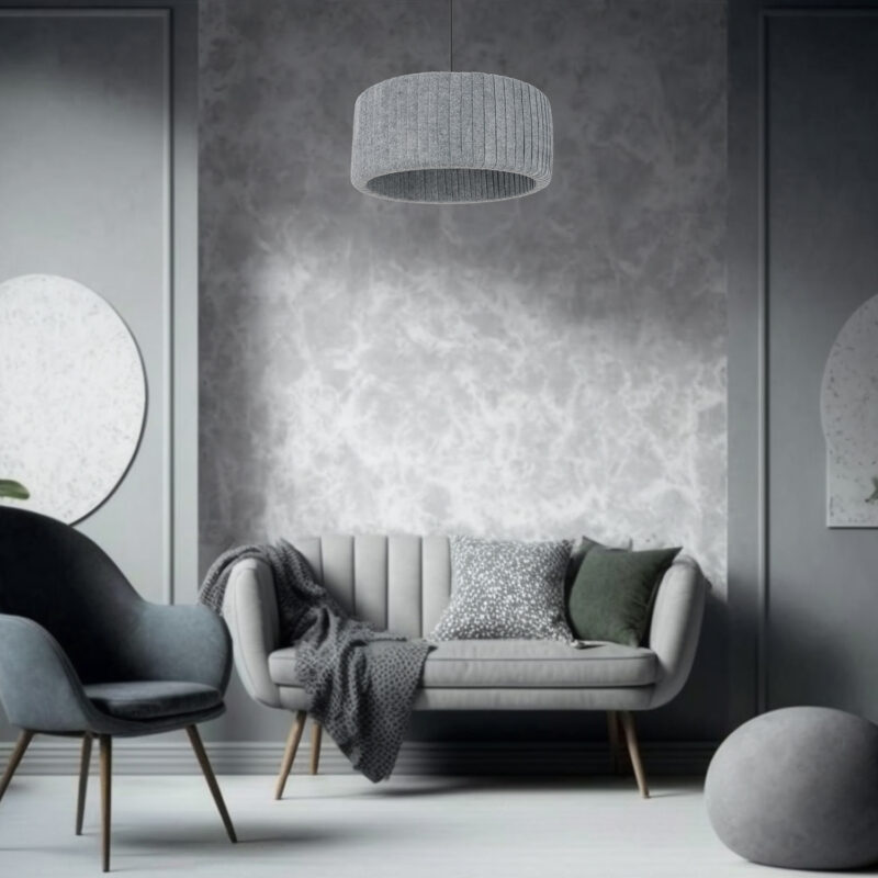 Żyrandol Luminex Shade Acoustic Grey (dia 520, H210) x1 - obrazek 4