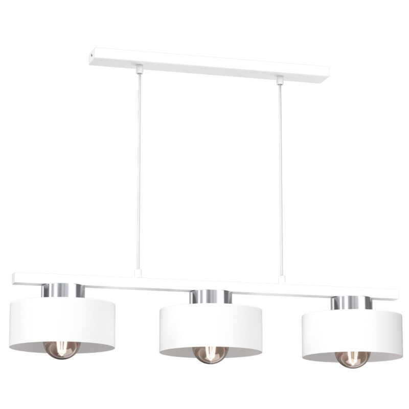 Żyrandol Luminex Marti White/chrome x3