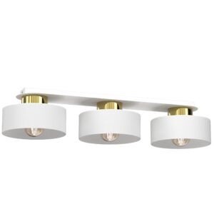 Plafon Luminex Marti White/gold x3
