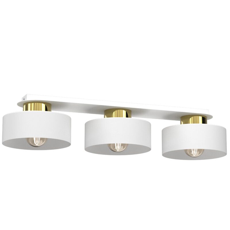 Plafon Luminex Marti White/gold x3