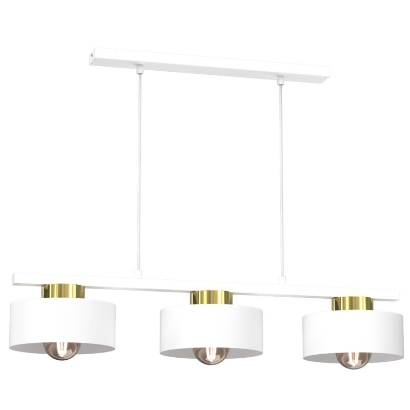 Żyrandol Luminex Marti White/gold x3