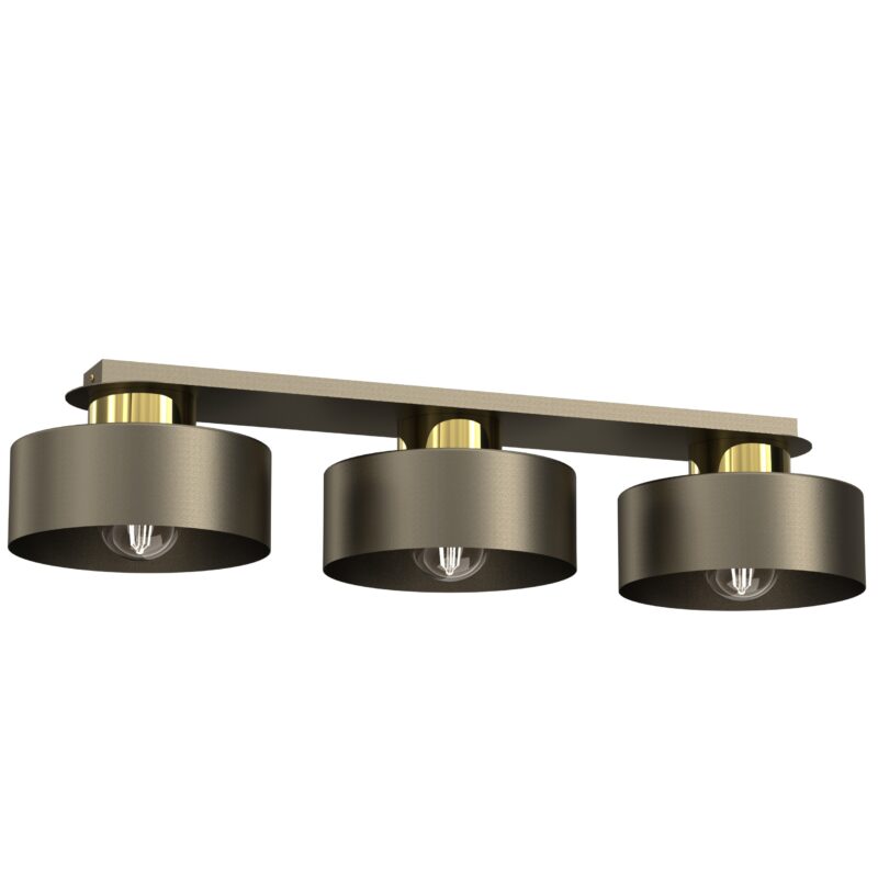 Plafon Luminex Marti Titanium Gold/gold x3