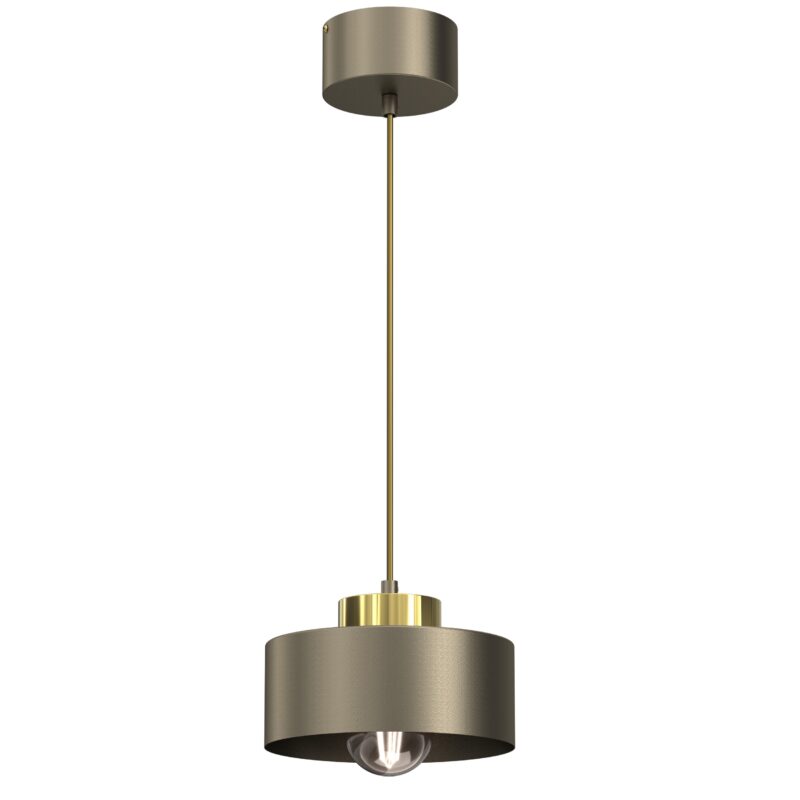 Żyrandol Luminex Marti Titanium Gold/gold x1