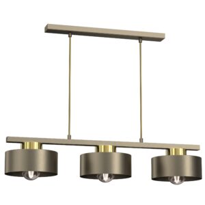 Żyrandol Luminex Marti Titanium Gold/gold x3
