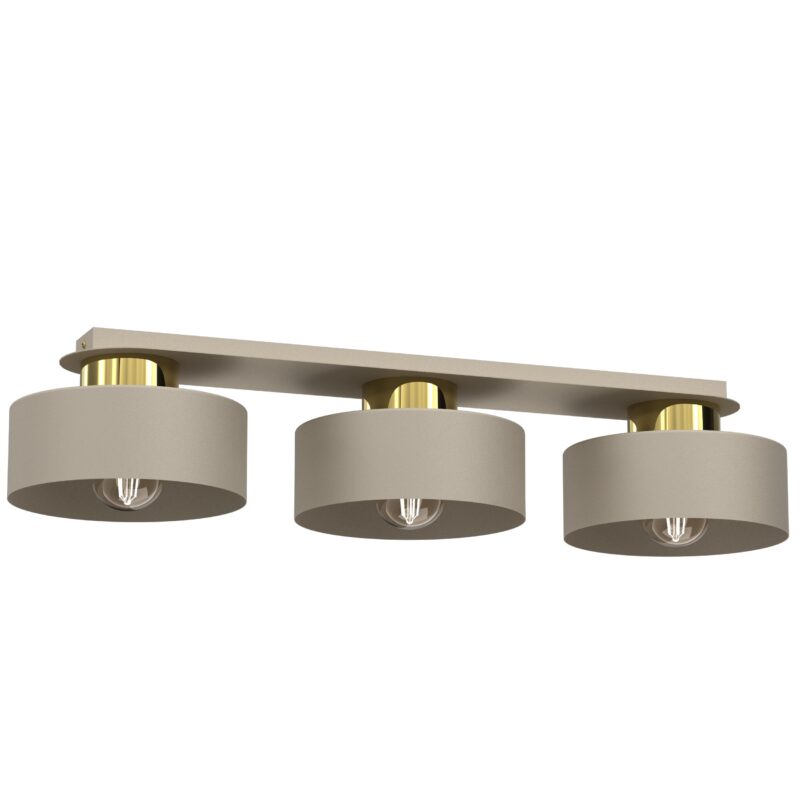 Plafon Luminex Marti Beige/gold x3