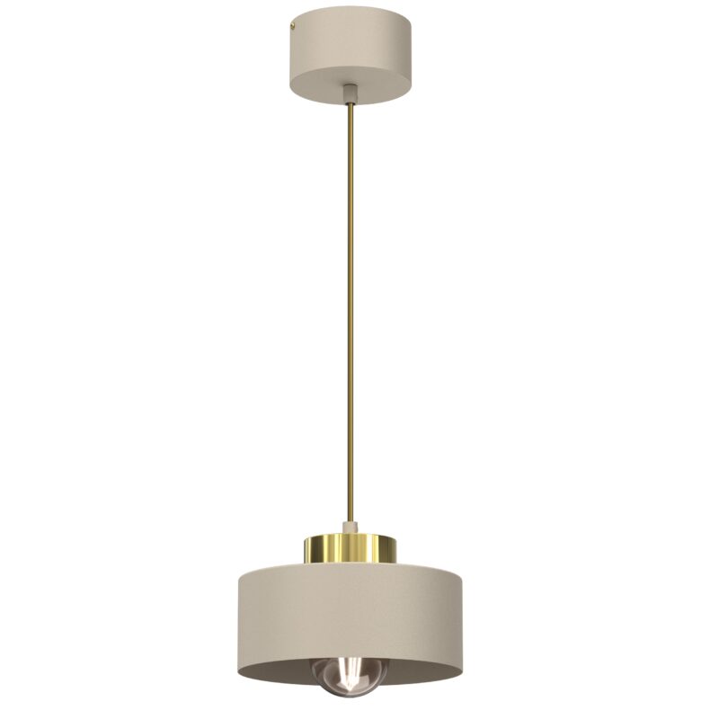 Żyrandol Luminex Marti Beige/gold x1