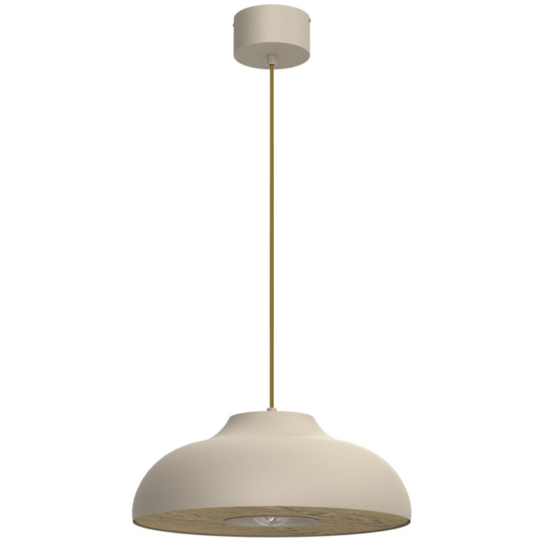 Żyrandol Luminex Bilbao Beige x1