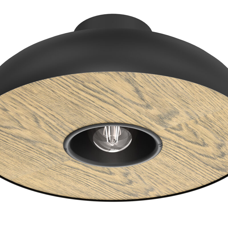 Plafon Luminex Bilbao Black x1 - obrazek 3