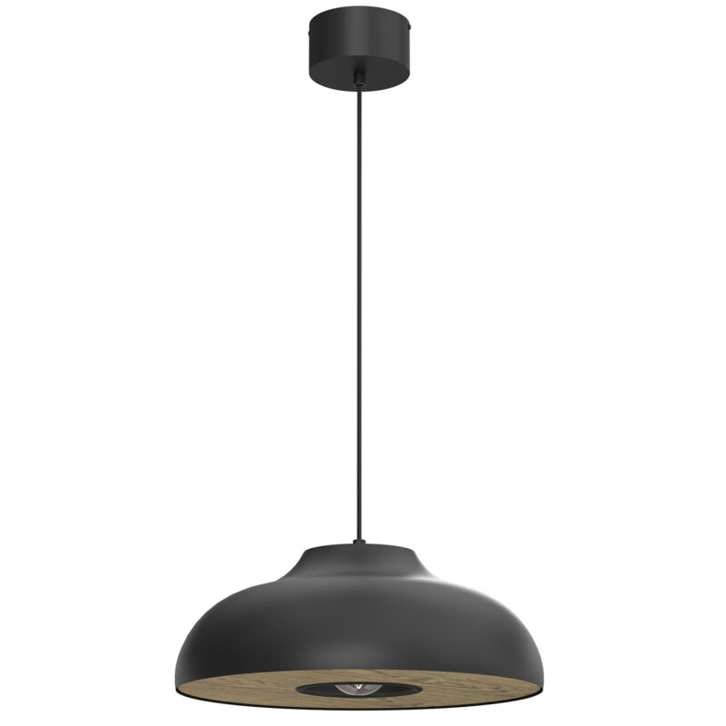 Żyrandol Luminex Bilbao Black x1