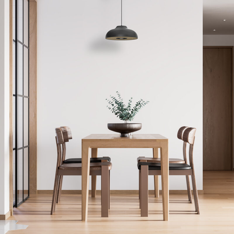 Żyrandol Luminex Bilbao Black x1 - obrazek 4
