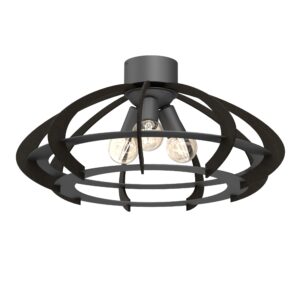 Plafon Luminex Orebo Gray/black Wood x3