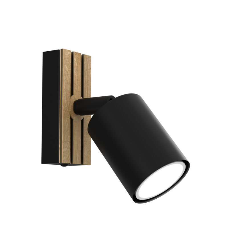 Spot Luminex Terra Black/wood/black Swivel x1