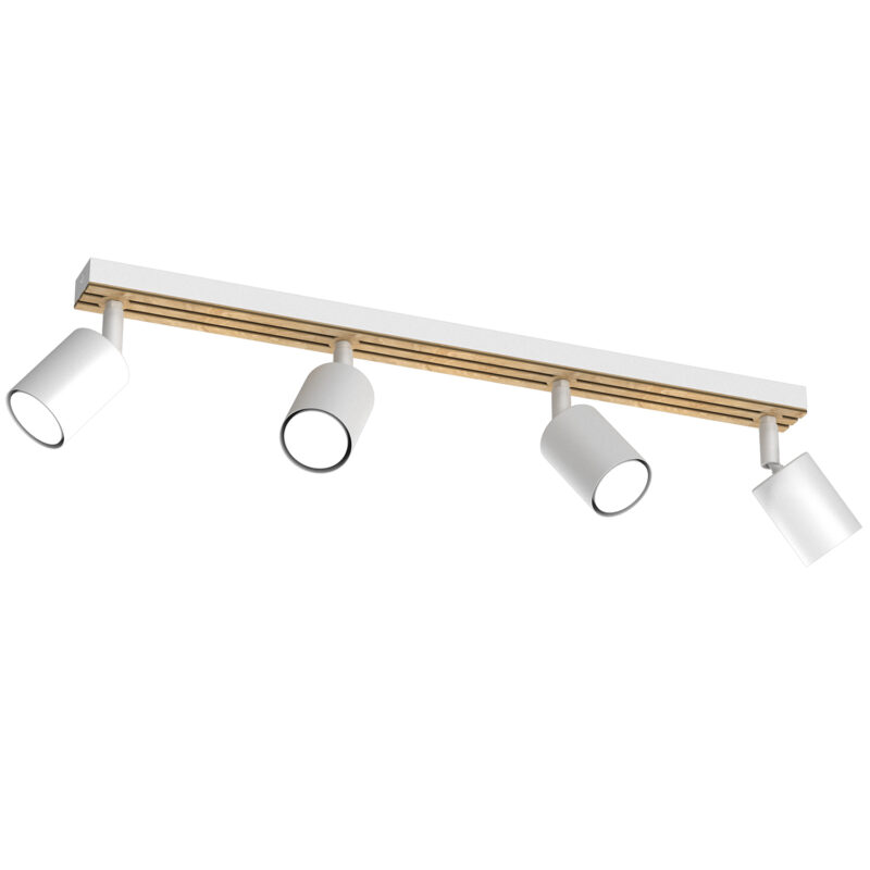 Spot Luminex Terra Line 600 White/wood/white Swivel x4
