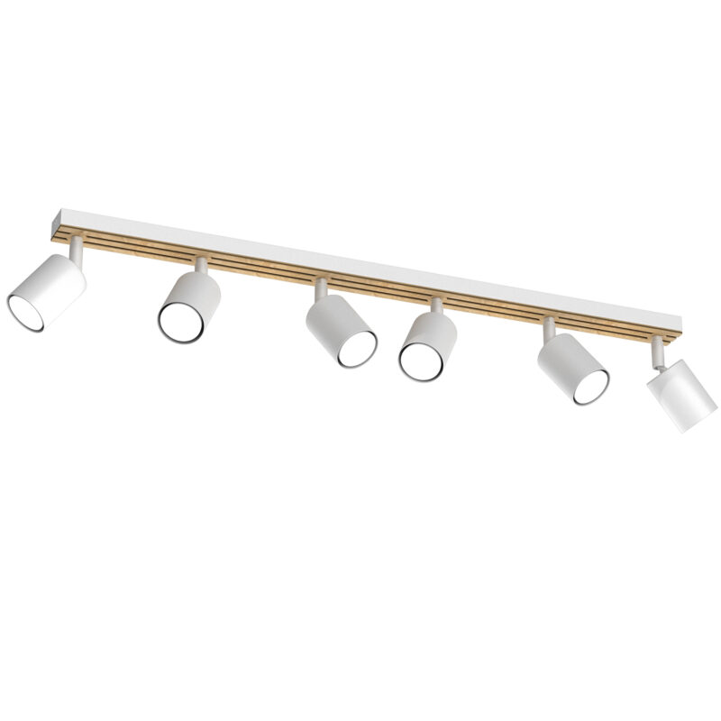 Spot Luminex Terra Line 800 White/wood/white Swivel x6