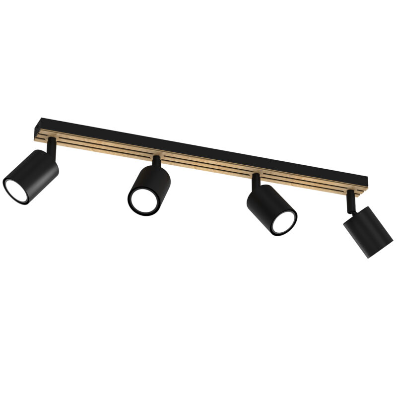 Spot Luminex Terra Line 600 Black/wood/black Swivel x4