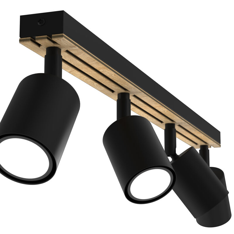 Spot Luminex Terra Line 600 Black/wood/black Swivel x4 - obrazek 3