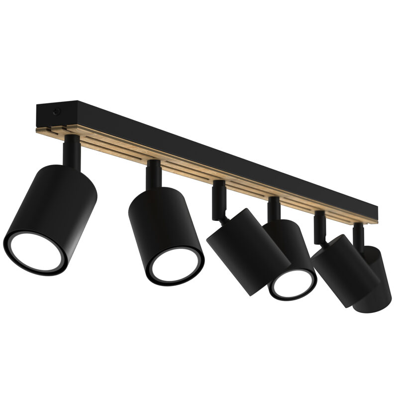 Spot Luminex Terra Line 800 Black/wood/black Swivel x6 - obrazek 3