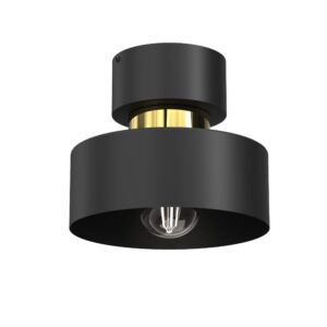 Plafon Luminex Marti Black/gold x1