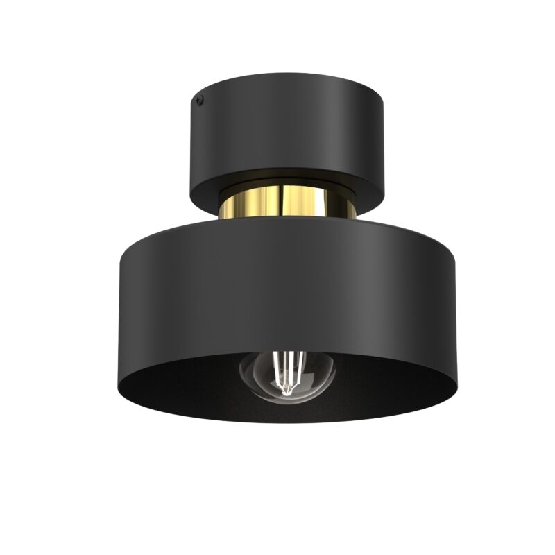 Plafon Luminex Marti Black/gold x1