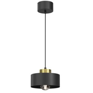 Żyrandol Luminex Marti Black/gold x1