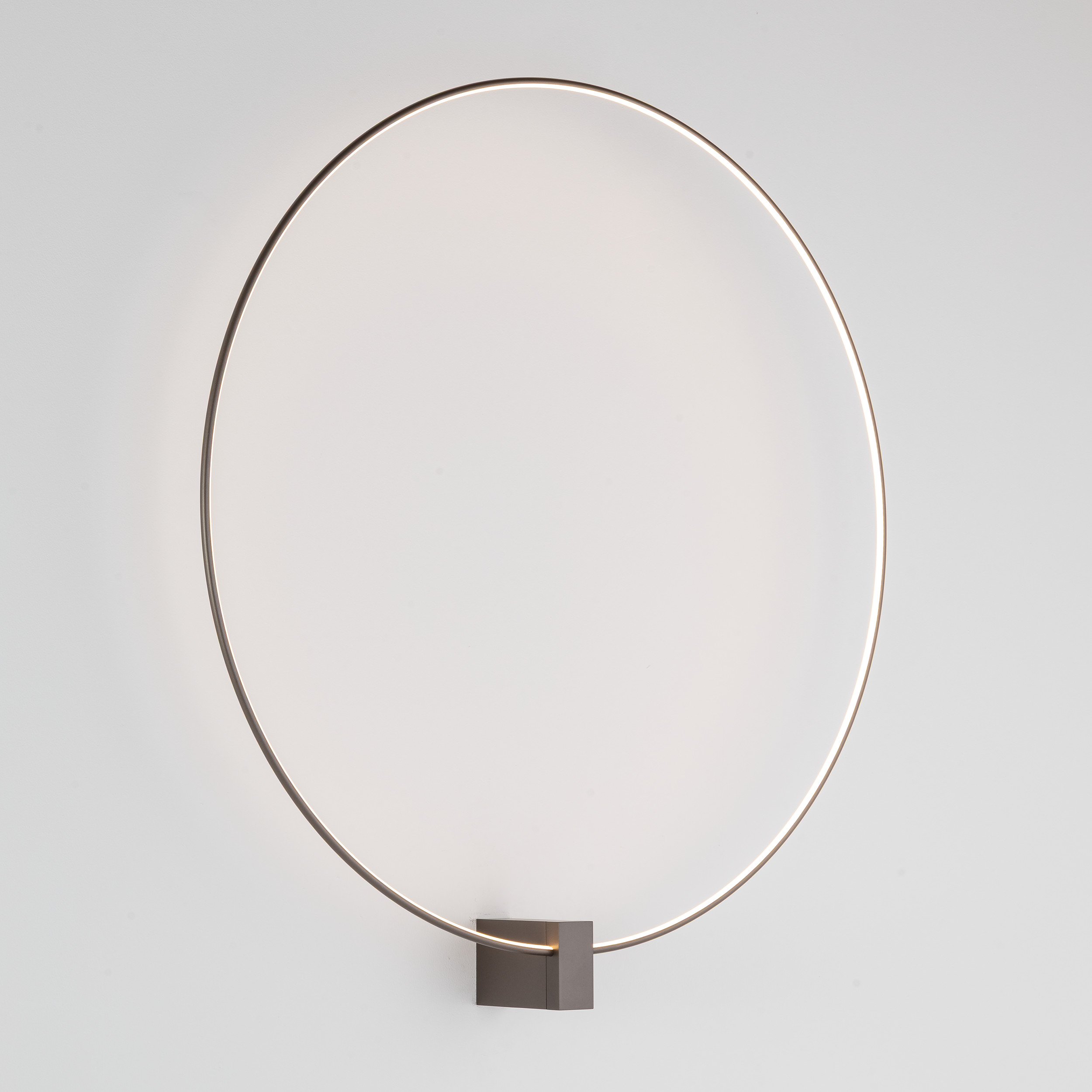 Kinkiet LED TK Lighting VEXA brązowa aureola 30W 3000K pierścień obręcz dyskretne podświetlenie ścian 91febcce9171e1634fd9a9bb7b60e597
