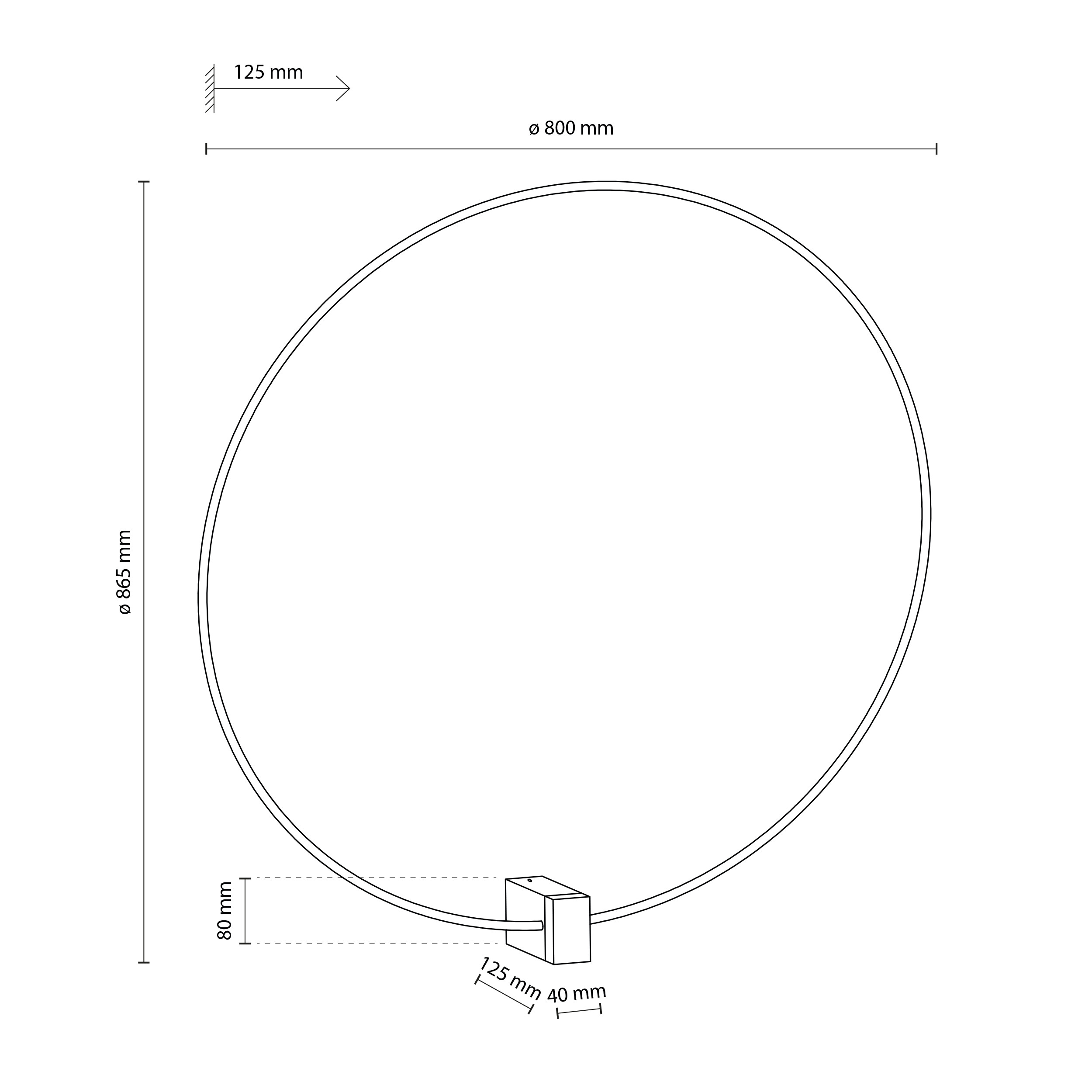 Kinkiet LED TK Lighting VEXA brązowa aureola 30W 3000K pierścień obręcz dyskretne podświetlenie ścian 65015ef9ec0460f92bb62d45f069a682